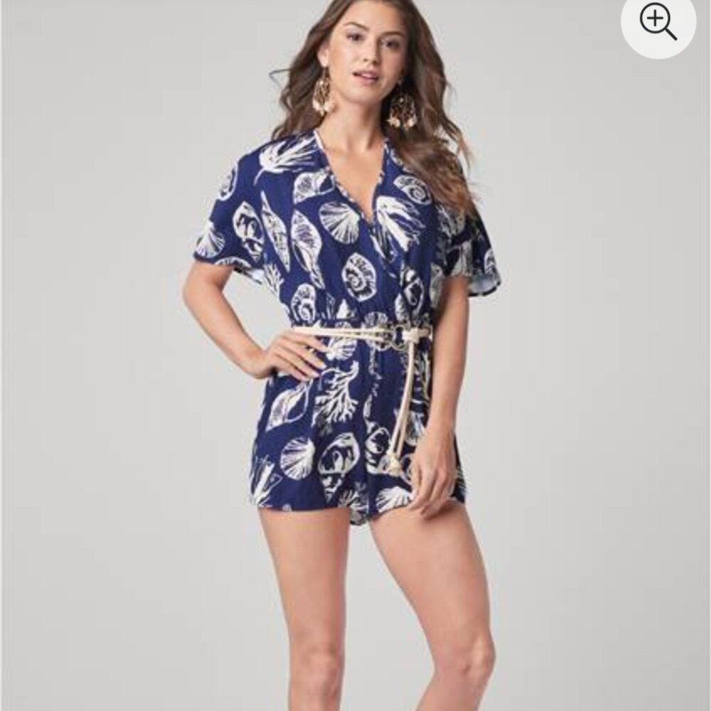 VENUS Deep Ocean Print Romper XS  NEW Summer CUTENESS